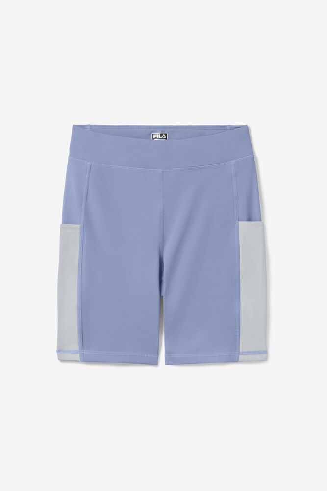 Fila Shorts Action Packed Bike Womens Blue - India CBW-498631